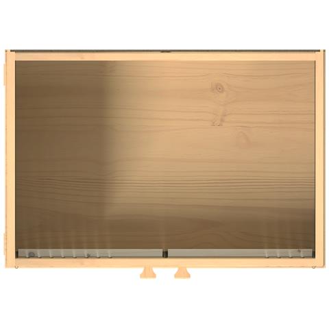 Mobiletto da Cucina 114x43x73,5 cm in Legno Massello di Pino - Foto 9