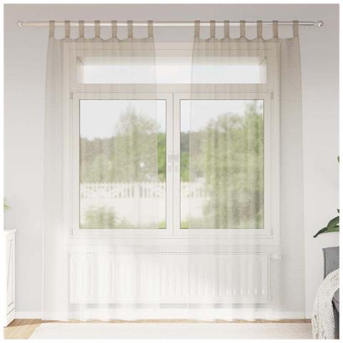 Tende con tende 2 pcs Sabbia Poliestere - Foto 2