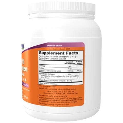 Proteine Multi Collagen Di Tipo I, Ii E Iii 454 G In Polvere - Foto 2
