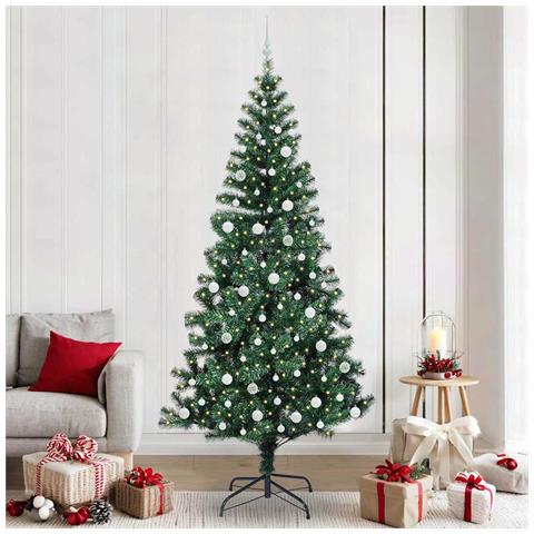 Albero di Natale artificiale con luci integrate Verde 240 cm - Foto 2