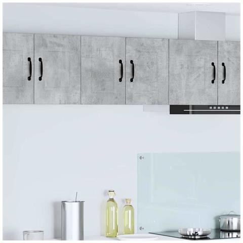 Pensile cucina Grigio cemento 30 x 31 x 40 cm Legno multistrato - Foto 2