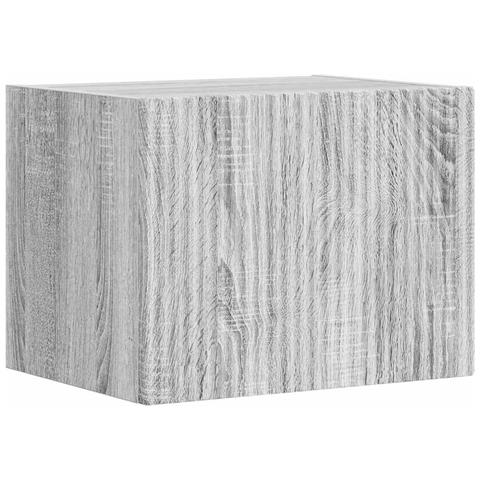 Mobile TV da parete Grigio Sonoma 60 x 31 x 29.5 cm - Foto 1