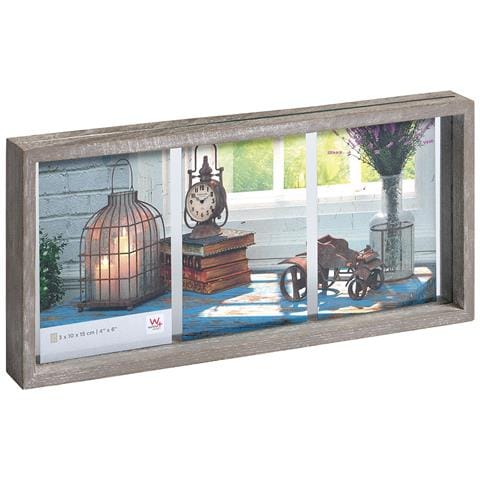 Rustic Cornice Da Galleria., 3 X 10x15 Cm, Grigio - Foto 1