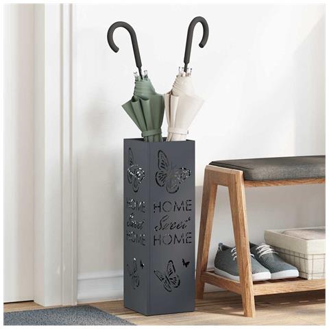 Supporto per Ombrellone Antracite 15.5 x 15.5 x 49 cm Metallo - Foto 2