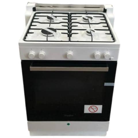 Cucina 4 Fuochi a Gas Forno a gas 60x60 cm Bianco WS67G1KMW /MEA - Foto 2