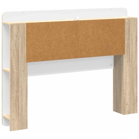 Testata del letto Rovere Sonoma Legno ingegnerizzato - Foto 8