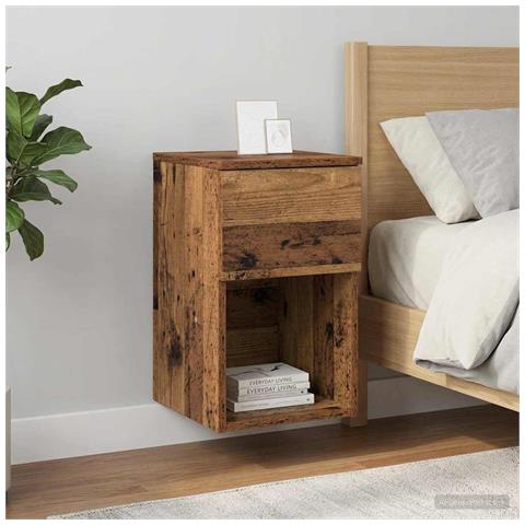 Armadietto per letto Legno antico 29 x 31,5 x 49 cm - Foto 2