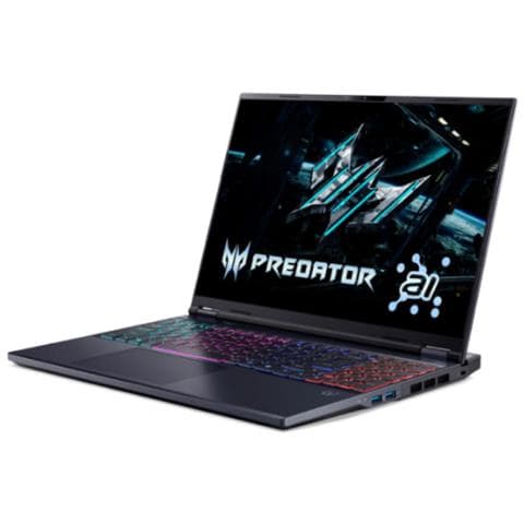 Predator PHN16-73-76MC Intel Core Ultra 7 255HX Computer portatile 40,6 cm (16") WQXGA 32 GB DDR5-SDRAM 1 TB SSD NVIDIA GeForce RTX 5060 Wi-Fi 6E (802.11ax) Windows 11 Home Tedesco Nero - Foto 1