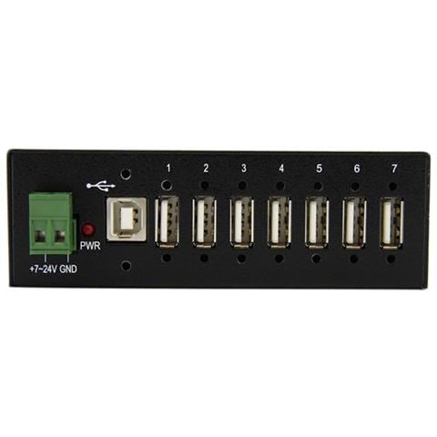Hub USB industriale a 7 porte, predisposto per il montaggio - Foto 4