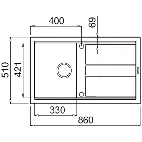 LAV. BEST 400 86x51 1VG TORTORA 43 TORTORA 43 1 V - Foto 2