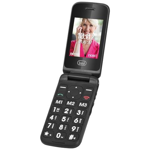 FLEX PLUS 55 Senior Phone Display 2.4" Slot Micro SD Bluetooth con Tasti Grandi + SOS Fotocamera Colore Nero - Foto 1