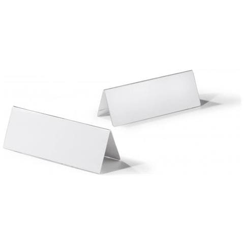 Segnaposto Da Tavolo Acrilico 61/122x210 Mm Hxl Trasparente 10pz - Foto 1