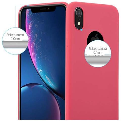 Cadorabo Custodia Compatibile Con Apple Iphone Xr In Candy Rosso - Coperchio Protettivo In Silicone Tpu Flessibile - Foto 11