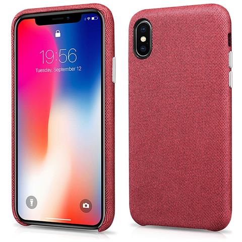 Iphone X / Xs Tessuto Di Copertina Modello Snowy Red - Foto 1
