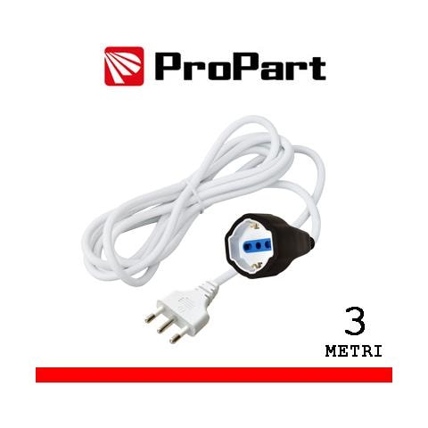 Prolunga Lineare Bipasso-schuko/bipasso 3metri Spina16a - Foto 1