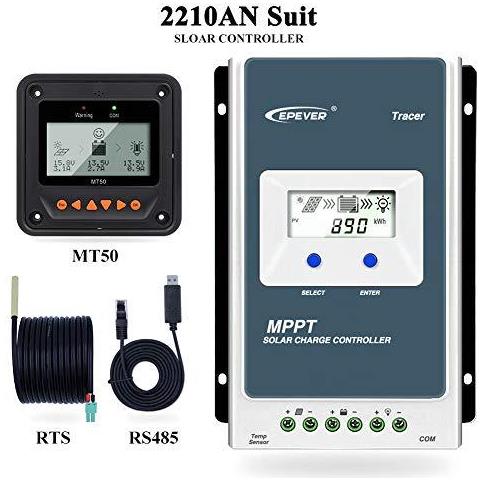 Regolatore Di Carica Mppt Solar Tracer An Serie 10a 20a 30a 40a Con 12v 24v Dc Automaticamente Identificazione Del Sistema Di Tensione (20a Mt50 Rts) - Foto 1