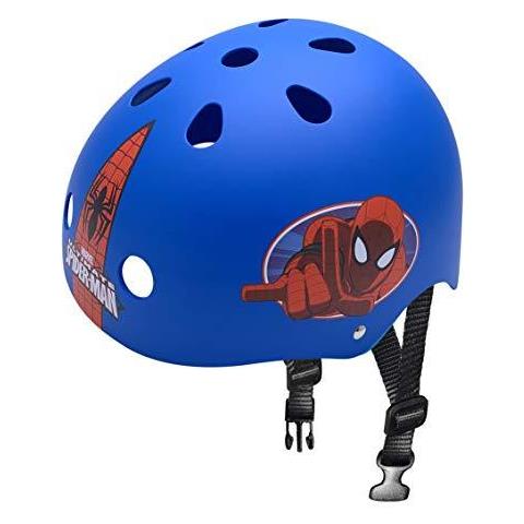 Spiderman Stamp Boy Skateboard Casco Matt Blu 53-57 Cm - Foto 1