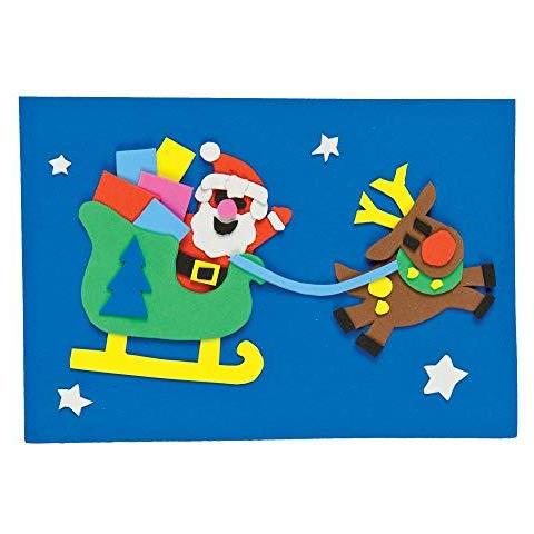 Fogli Ev4062 Autoadesiva Gommapiuma (pacchetto Di 20) Pacchetti Multi Per I Bambini A Sbucciare E Stick Assortiti - Foto 2