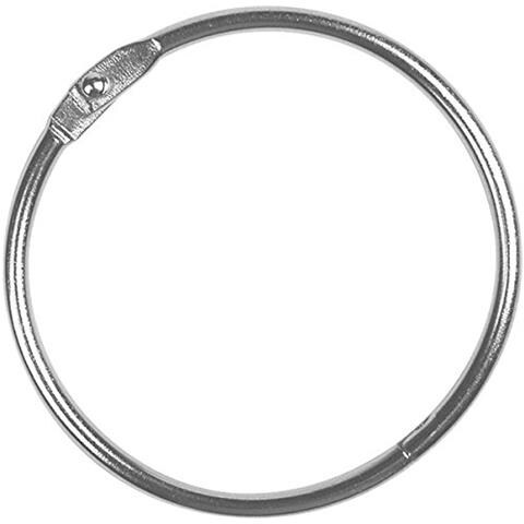 conf. 50 Anelli metallici diametro 5.2 cm 455 - Foto 1