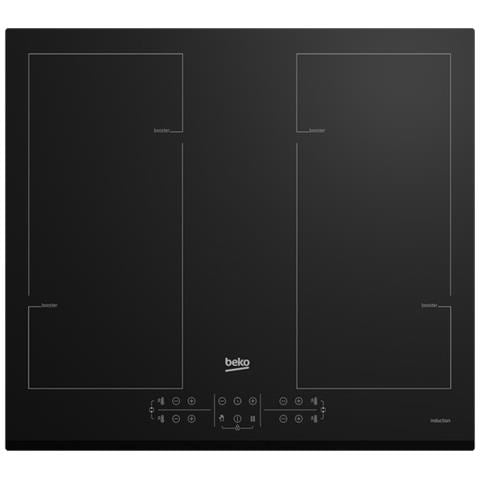 Piano Cottura A Induzione 60cm 4 Fuochi 7200w Nero - Hii64206f2mt - Foto 3