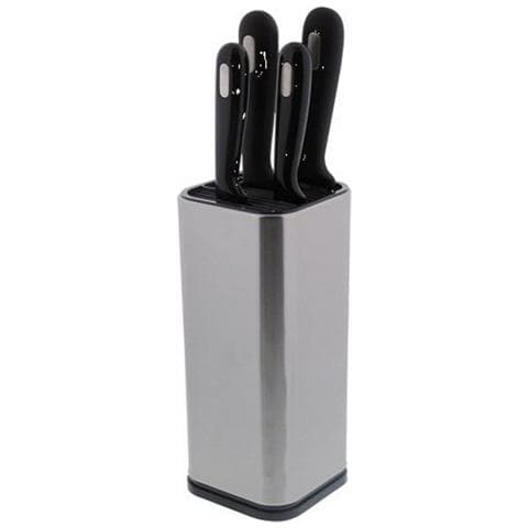 Ceppo Di 4 Coltelli In Acciaio Inox Satinato - Dh027000x35196 - Foto 1