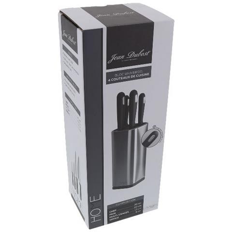 Ceppo Di 4 Coltelli In Acciaio Inox Satinato - Dh027000x35196 - Foto 2