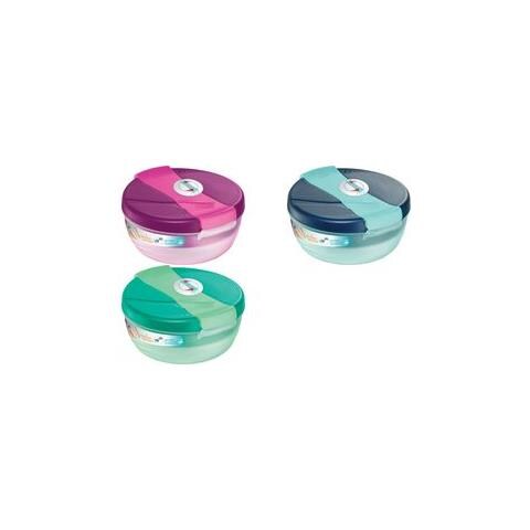 Picnik Lunchbox Origins, Rund, 1,4 L, Pink 3 Fcher, Herausnehmbarer Behlter, Fach Im Deckel Fr - 1 Stck (872601) - Foto 1