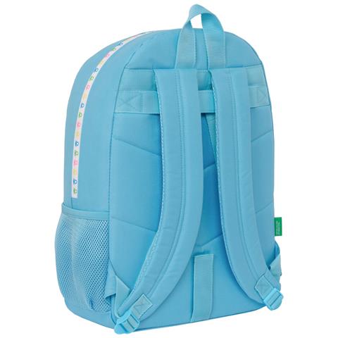 Zaino Scuola Spring Celeste 30 X 46 X 14 Cm - Foto 3