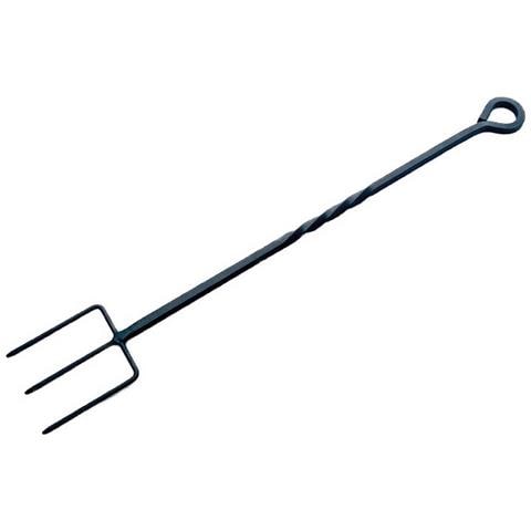 Tostapane Per Caminetto Edm Nero Metallo 7,3 X 0,8 X 51 Cm - Foto 1