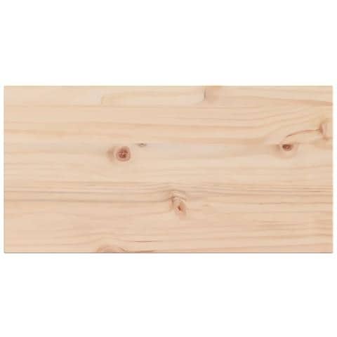 Piani Tavolo 2 Pz 70x35x2,5 Cm Rettangolare Legno Massello Pino - Foto 3
