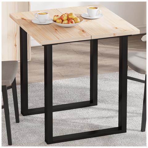 Piani Tavolo 2 Pz 70x35x2,5 Cm Rettangolare Legno Massello Pino - Foto 1