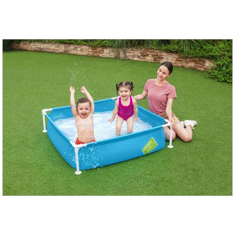 Piscina Quadrata Con Struttura Metallica Baby La Mia Prima 56217 - Foto 8