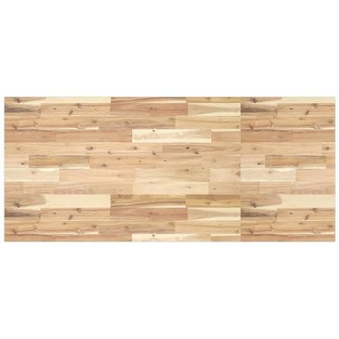 Piano Tavolo Rettangolare 120x60x2cm Legno Massello Di Acacia - Foto 2