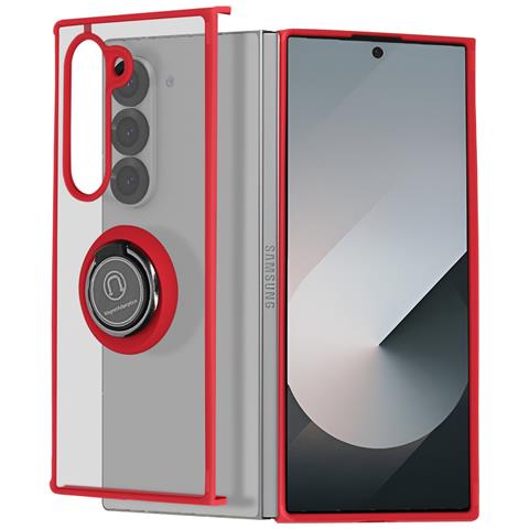 Cover Per Samsung Galaxy Z Fold6 Anello Magnetico Supporto Video - Foto 2