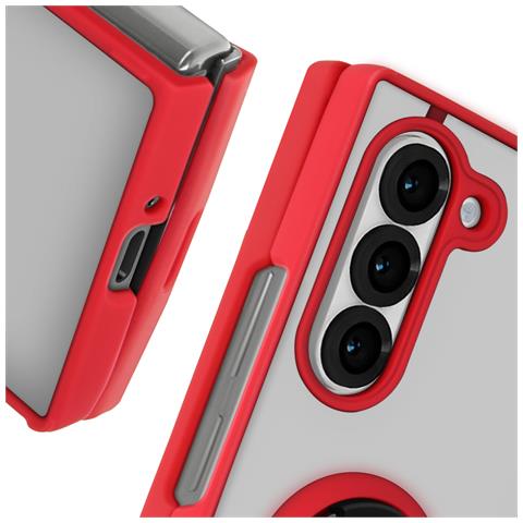 Cover Per Samsung Galaxy Z Fold6 Anello Magnetico Supporto Video - Foto 5