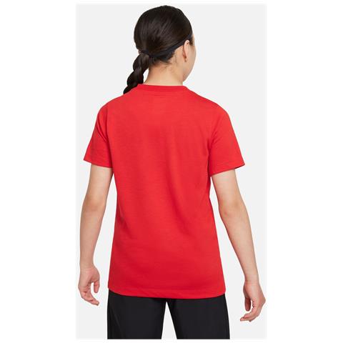 T-Shirt Youth Swoosh Cw6941-657 Bambino Taglia S Colore Rosso - Foto 2