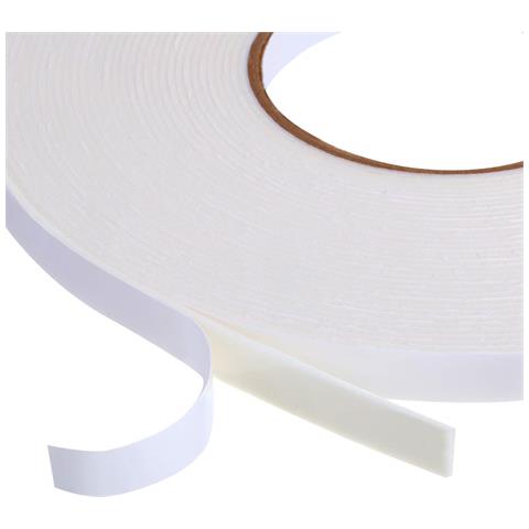 Nastro Biadesivo In Schiuma Pe (5 Rotoli) White L - Foto 2