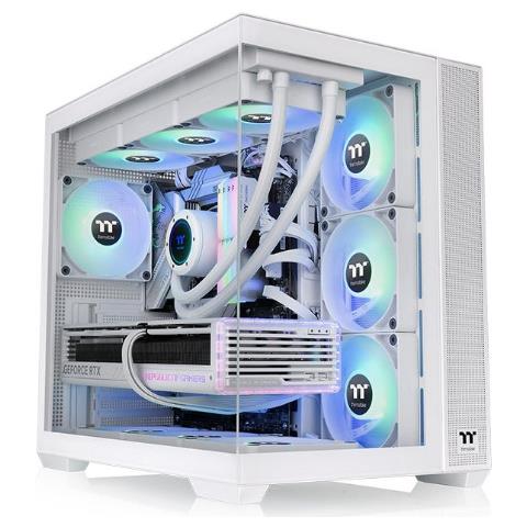 Case View 380 TG ARGB Midi TowerATX / Micro-ATX / Mini-ITX 2 Porte USB 3.0 Colore Nero - Foto 2