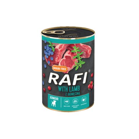 Dolina Noteci Rafi, Junior, Tutte le razze, Maxi (26 - 44 kg), Medio (11 - 25 kg), Agnello, 400 g - Foto 1