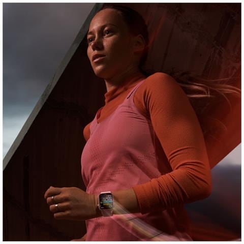 Watch Series 9 45 mm Digitale 396 x 484 Pixel Touch screen 4G Oro Wi-Fi GPS (satellitare) - Foto 2