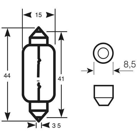 Lampadina 6v 15w - Foto 2