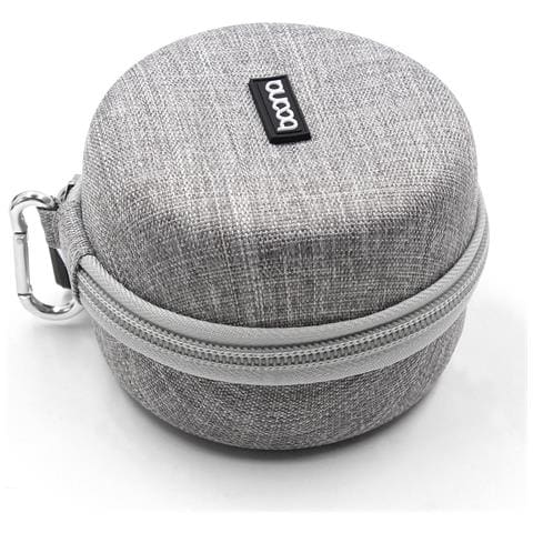 Custodia Protettiva Semirigida In Nylon Per Amazon Echo Dot (gen 2) 9x6x9 Cm. Grigio - Foto 1