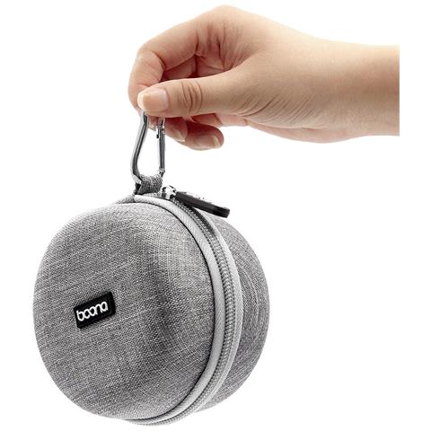 Custodia Protettiva Semirigida In Nylon Per Amazon Echo Dot (gen 2) 9x6x9 Cm. Grigio - Foto 6