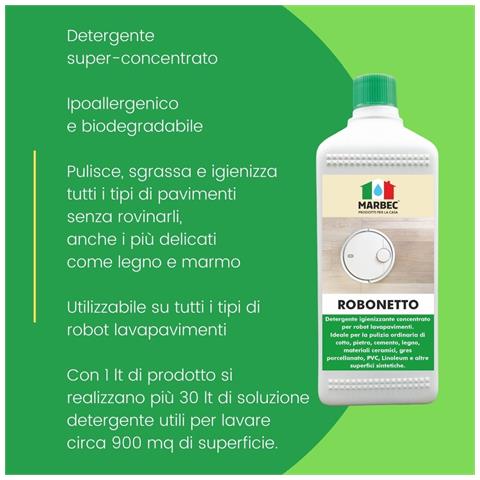 Robonetto 1ltx6pz - Detergente Per Robot Lavapavimenti - Foto 2