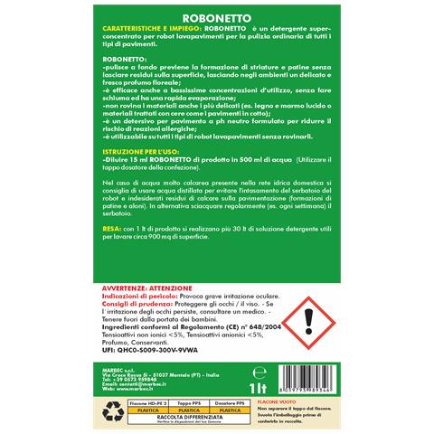 Robonetto 1ltx6pz - Detergente Per Robot Lavapavimenti - Foto 4
