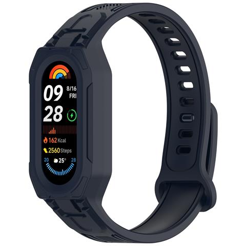 Cinturino Universale In Silicone Per Xiaomi Mi Band 9, 8, 7, 6, 5 Blue - Foto 2