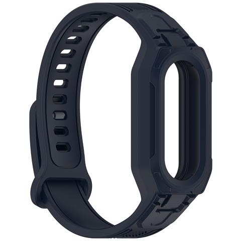 Cinturino Universale In Silicone Per Xiaomi Mi Band 9, 8, 7, 6, 5 Blue - Foto 4