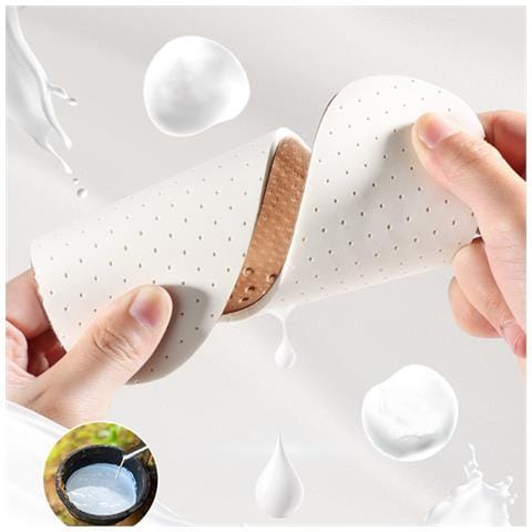 Solette Marroni Confortevoli In Pelle E Lattice - 2 Paia 37-38 B - Foto 2
