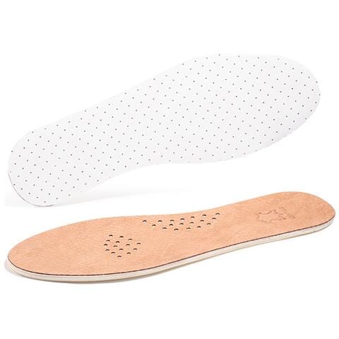 Solette Marroni Confortevoli In Pelle E Lattice - 2 Paia 37-38 B - Foto 1