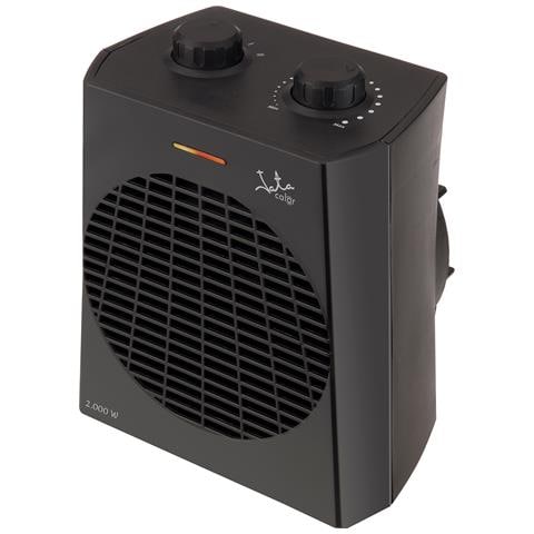 TV74 stufetta elettrica Interno Nero 2000 W Riscaldatore ambiente elettrico con ventilatore - Foto 1